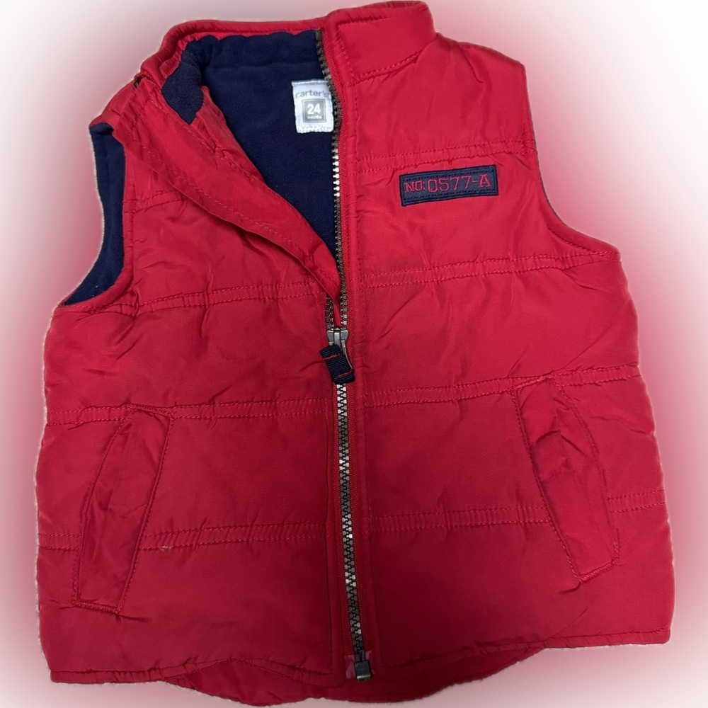 Carter's Vibrant Red Kids Vest
